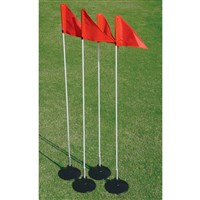 Vinex Corner Flag Fibre Pole 'N' Rubber Base